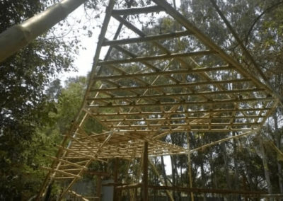 Bamboo structures by Bamboooz
