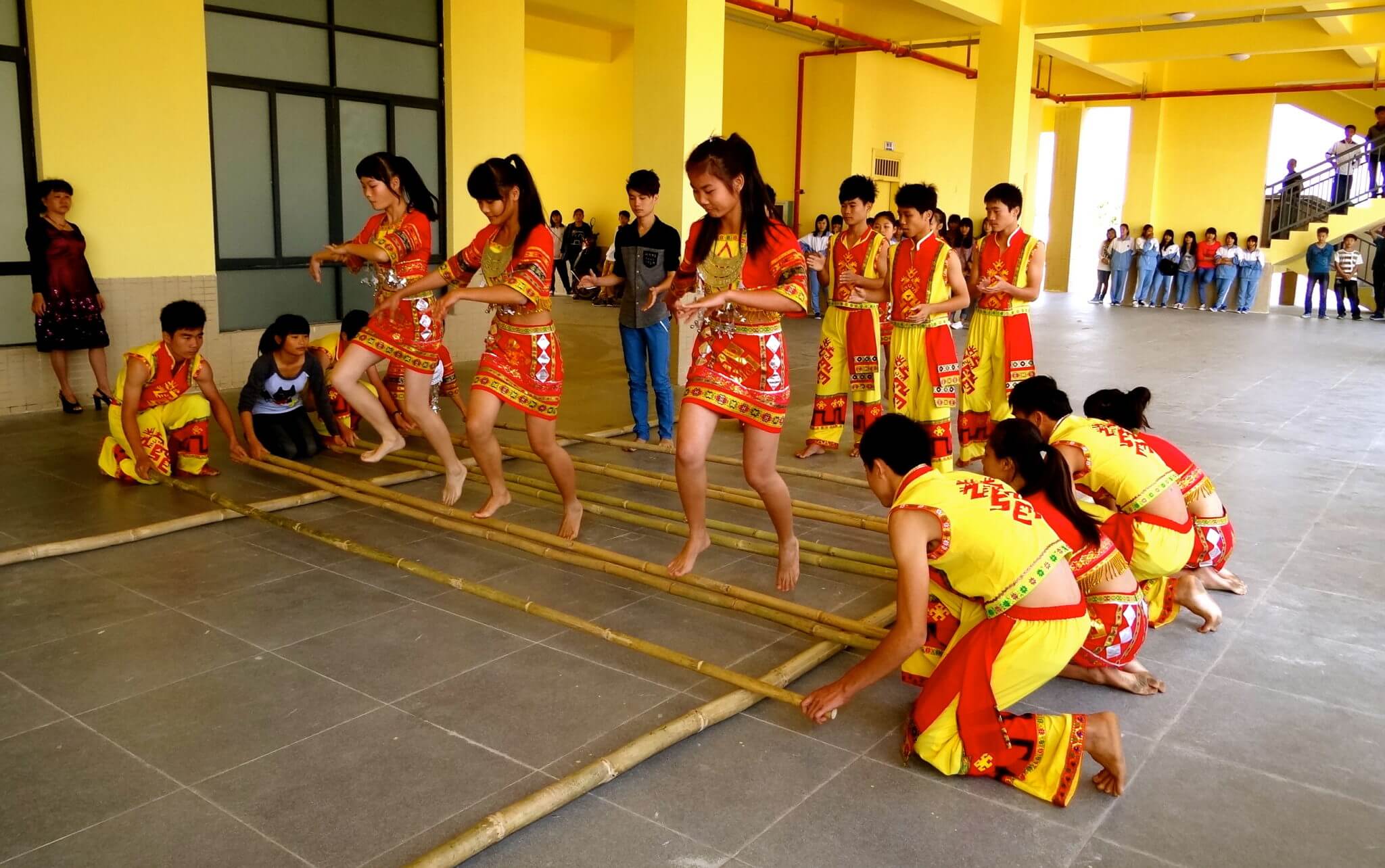 Bamboo Dance being performed - Bamboooz