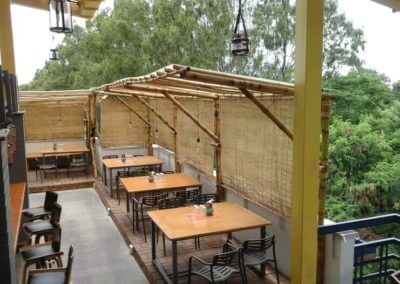 Bamboo made Roof Top Restaurant